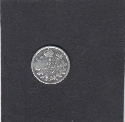 Beschrijving: 5 Cent GEORGIUS V 